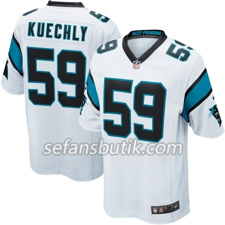 Carolina Panthers Tröjor Luke Kuechly 59 Nike Vit - Herr Carolina Panthers Tröjor Luke Kuechly 59 Nike Vit - Herr